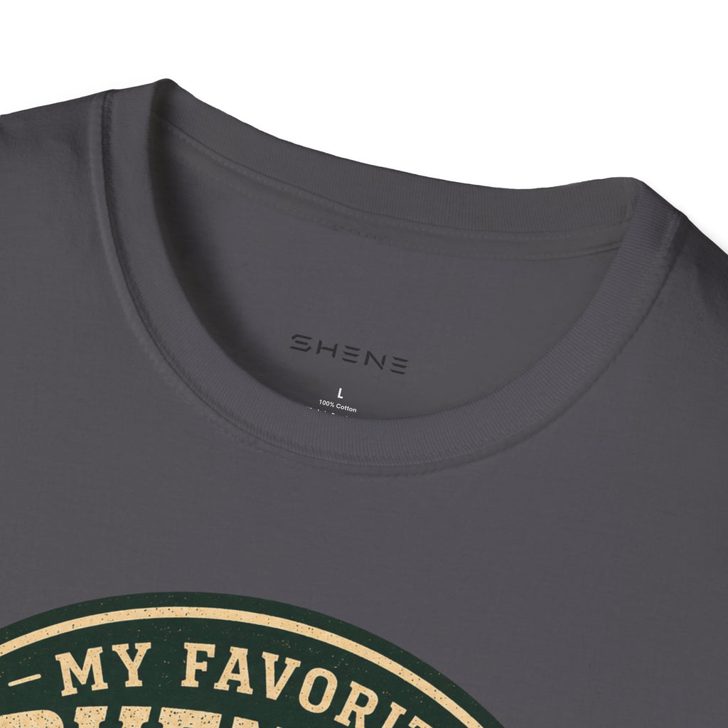 Copy of Unisex Softstyle My Favorite Adventure Has Paws T-Shirt