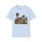 Copy of Copy of Copy of Copy of Unisex Softstyle r Pointer Library Four Dog T-Shirt