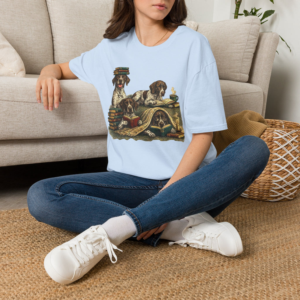 Copy of Copy of Copy of Copy of Unisex Softstyle r Pointer Library Four Dog T-Shirt