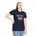 Copy of Unisex Softstyle My valentine has four leg T-Shirt