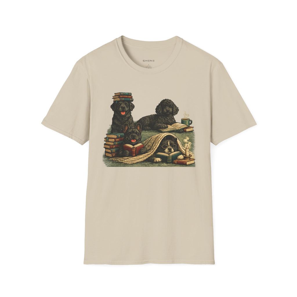Copy of Unisex Softstyle Black Dog Library T-Shirt