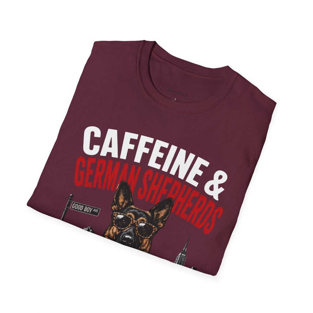 Copy of Unisex Softstyle German Shephed Caffeine Fuel T-Shirt