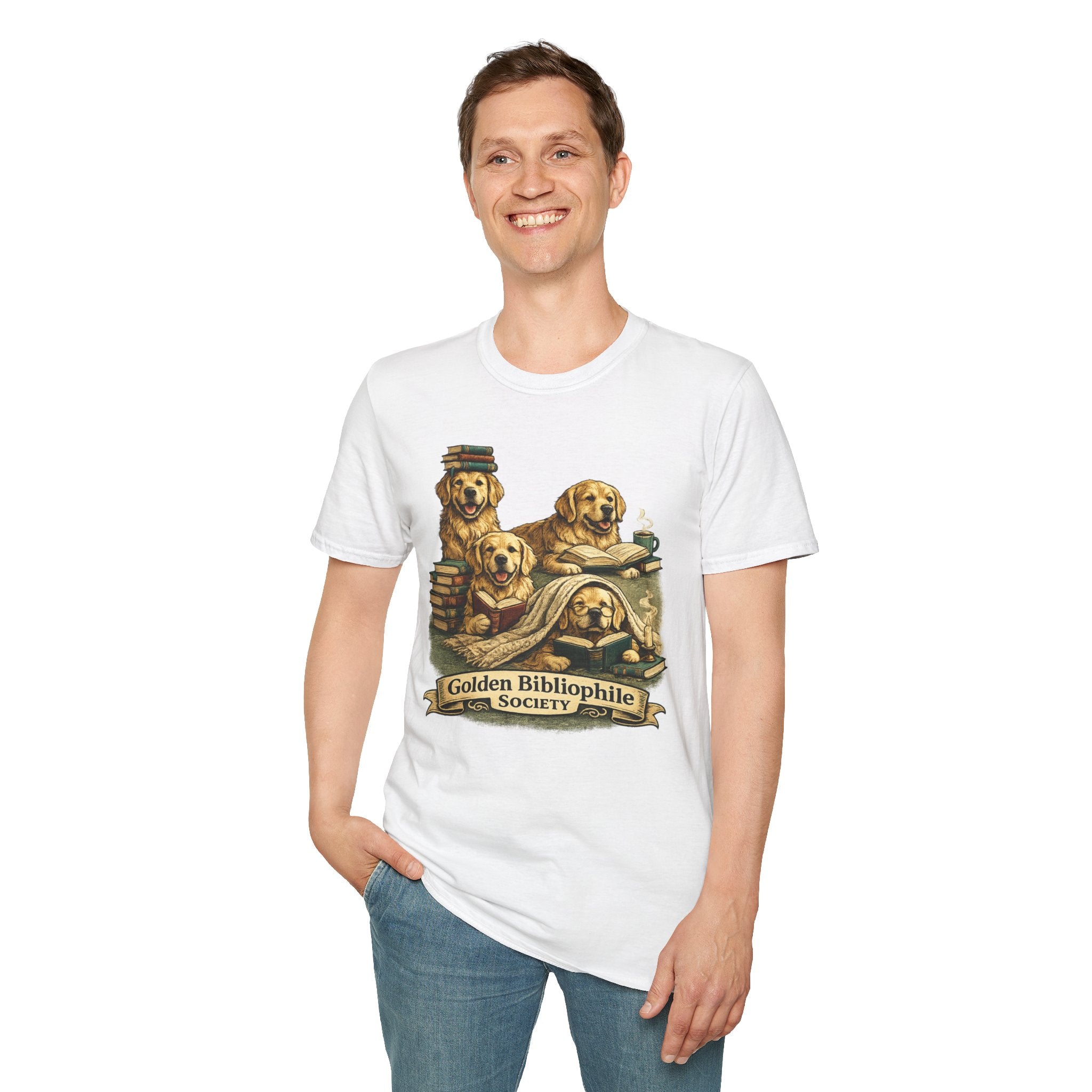 Copy of Unisex Softstyle Golden retriever Society  T-Shirt
