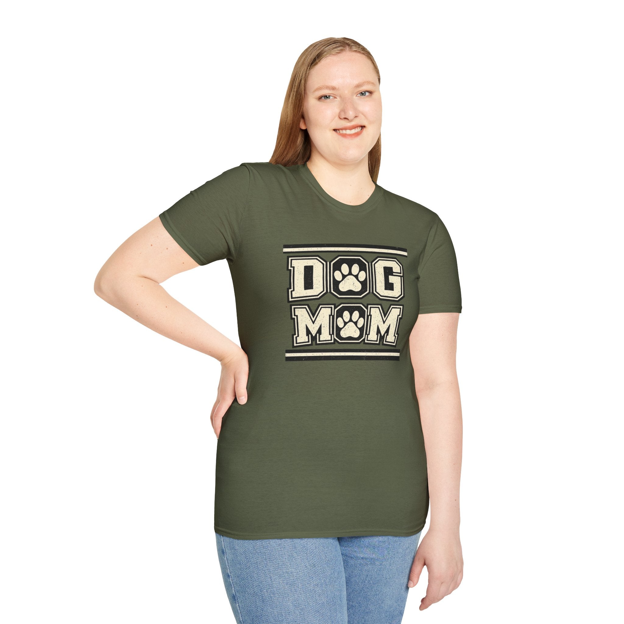 Copy of Copy of Unisex Softstyle Dog Mom T-Shirt