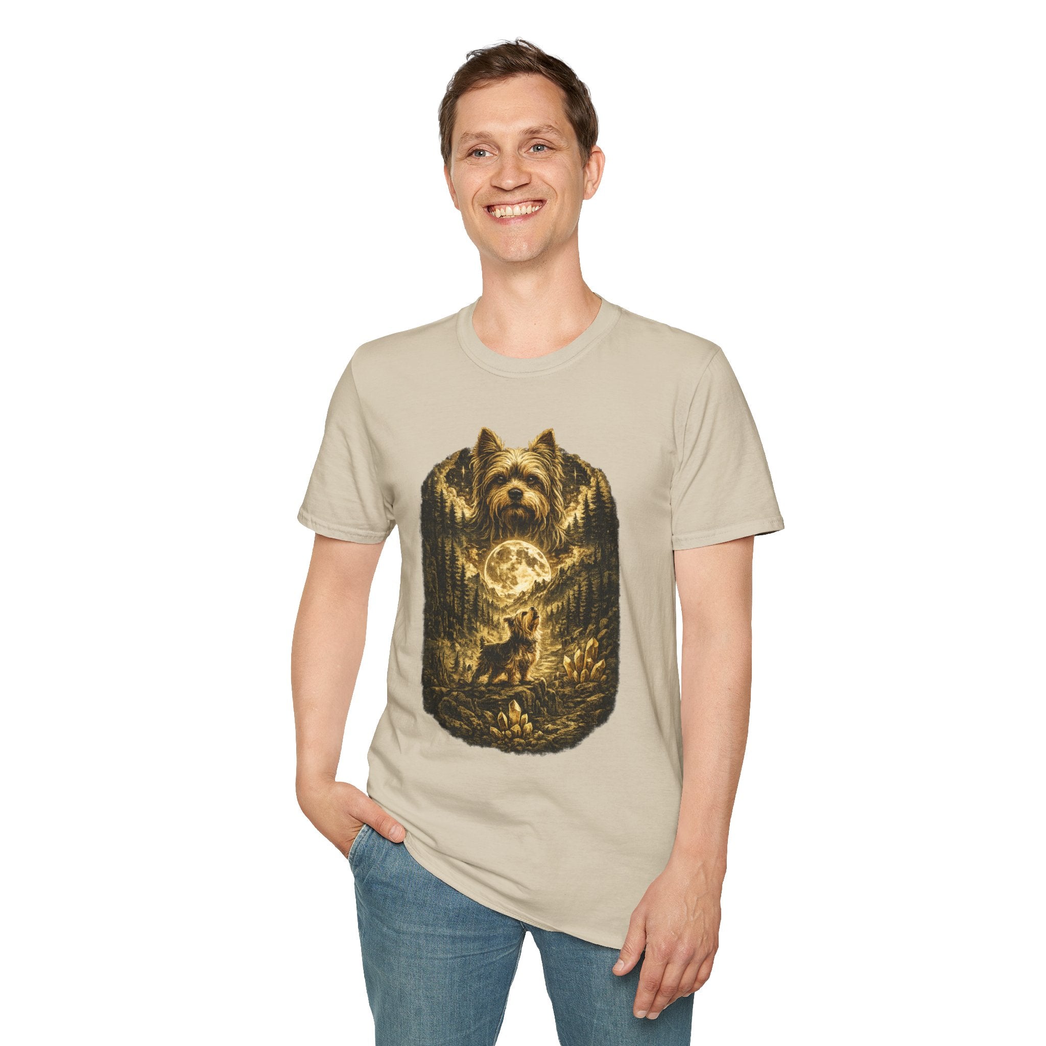 Copy of Unisex Softstyle shit su with moon T-Shirt