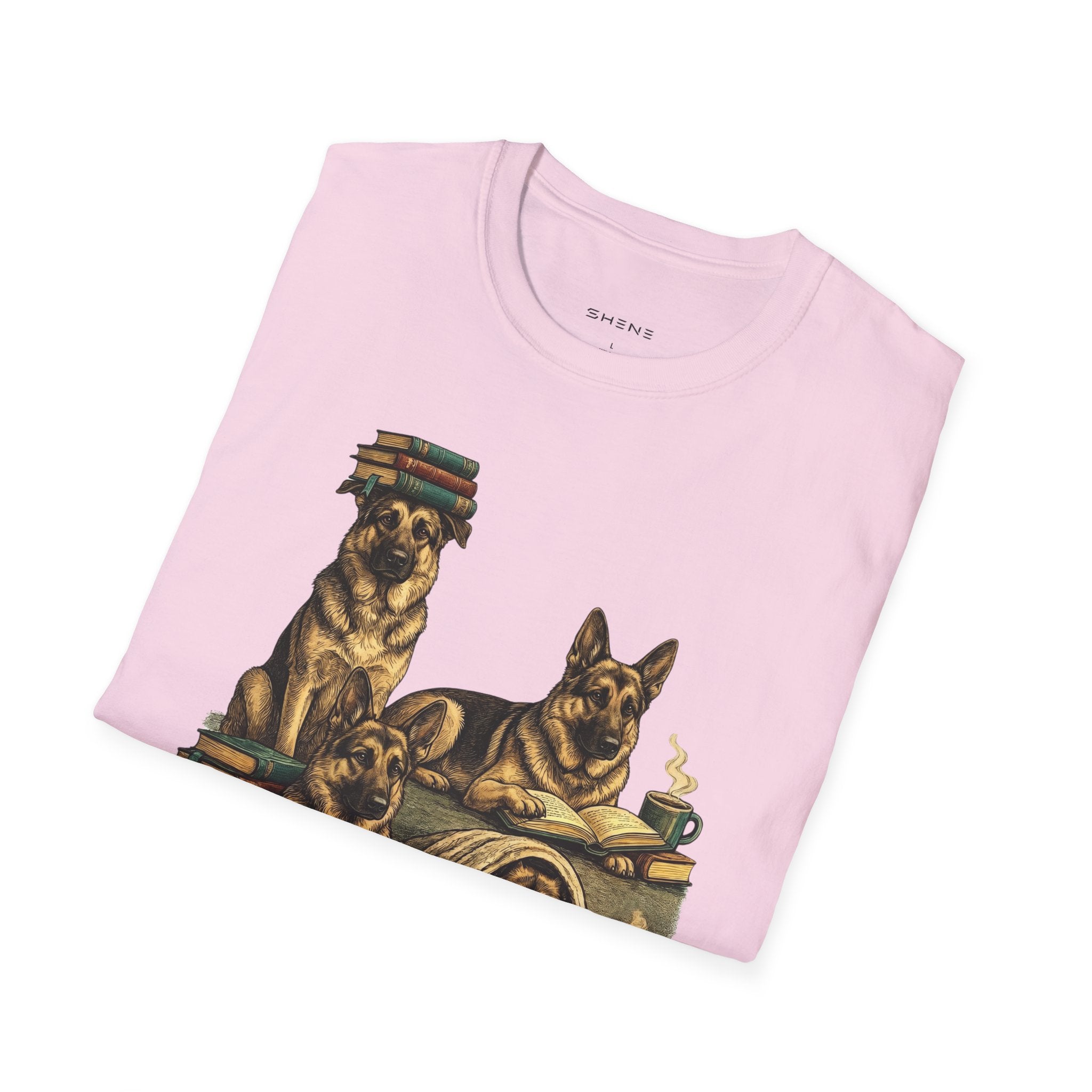 Copy of Unisex Softstyle German Shepherd Library T-Shirt