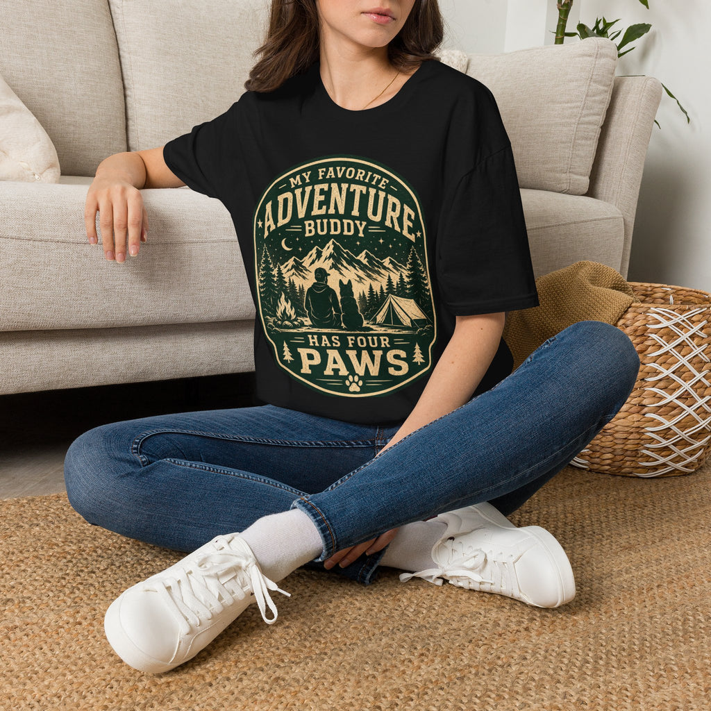 Copy of Unisex Softstyle My Favorite Adventure Has Paws T-Shirt