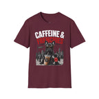 Unisex Softstyle French Bulldog Caffeine Fuel T-Shirt