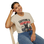 Unisex Softstyle French Bulldog Caffeine Fuel T-Shirt