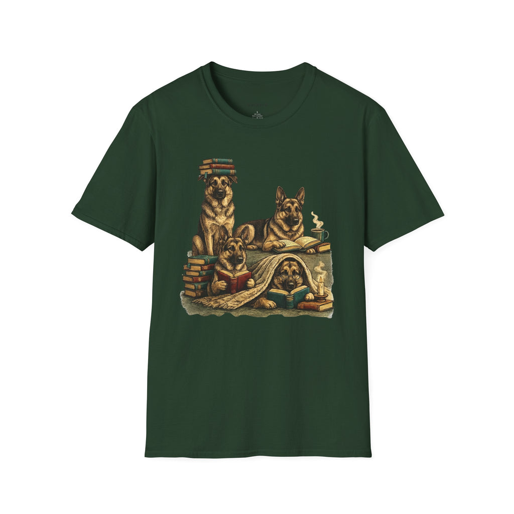Copy of Unisex Softstyle German Shepherd Library T-Shirt