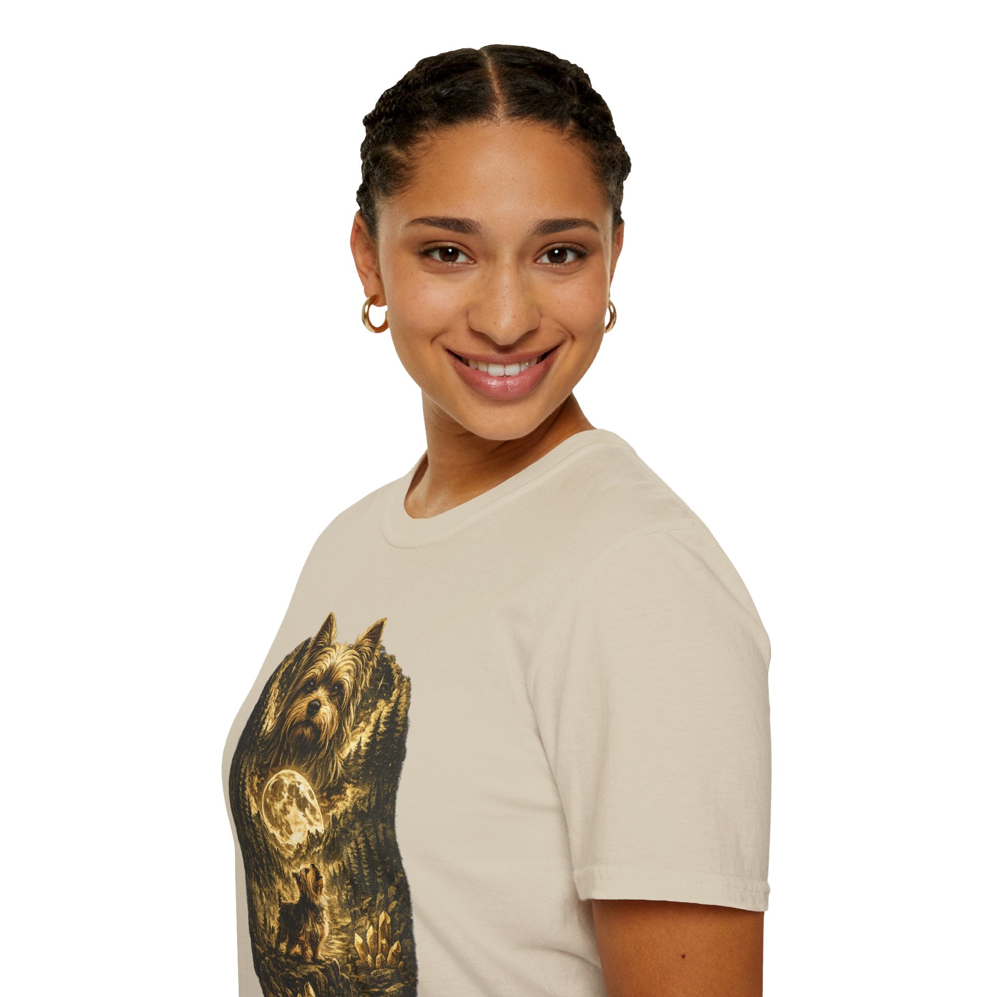 Copy of Unisex Softstyle shit su with moon T-Shirt