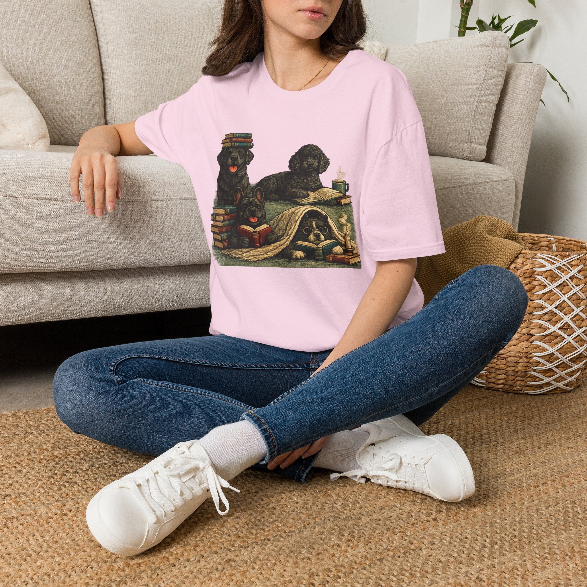 Copy of Unisex Softstyle Black Dog Library T-Shirt