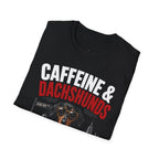 Unisex Softstyle Dachshund Caffeine Fuel T-Shirt