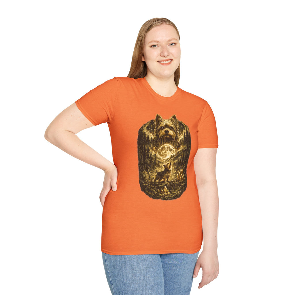 Copy of Unisex Softstyle shit su with moon T-Shirt