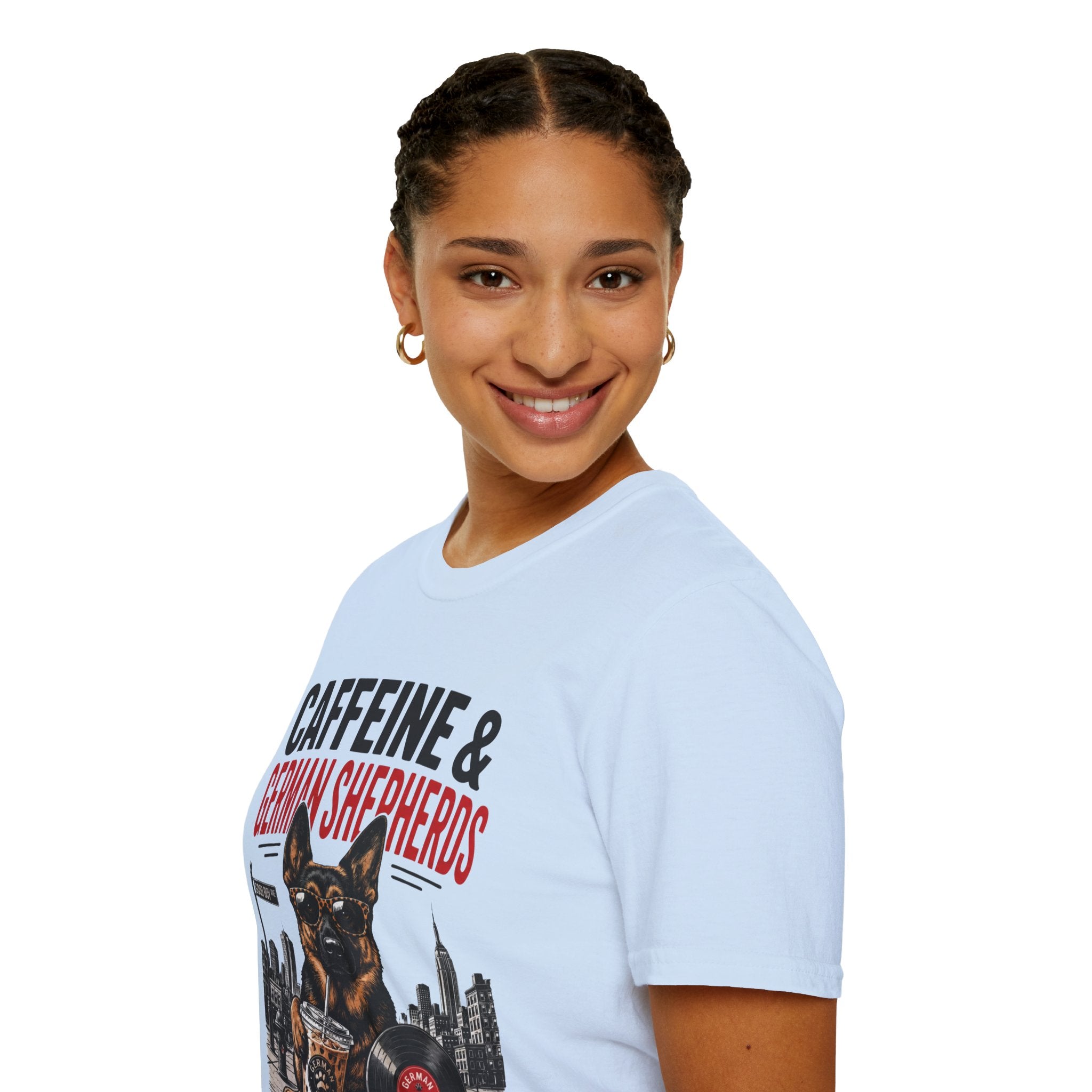 Copy of Unisex Softstyle German Shephed Caffeine Fuel T-Shirt