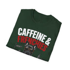 Unisex Softstyle French Bulldog Caffeine Fuel T-Shirt
