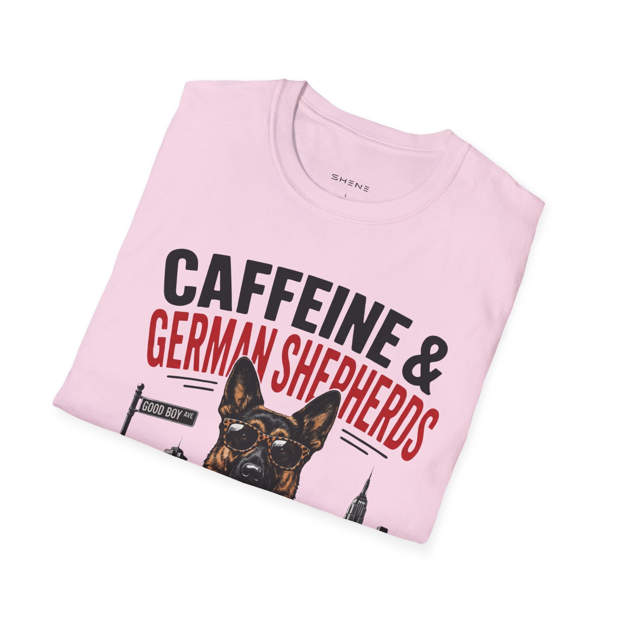 Copy of Unisex Softstyle German Shephed Caffeine Fuel T-Shirt