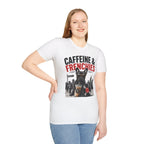 Unisex Softstyle French Bulldog Caffeine Fuel T-Shirt