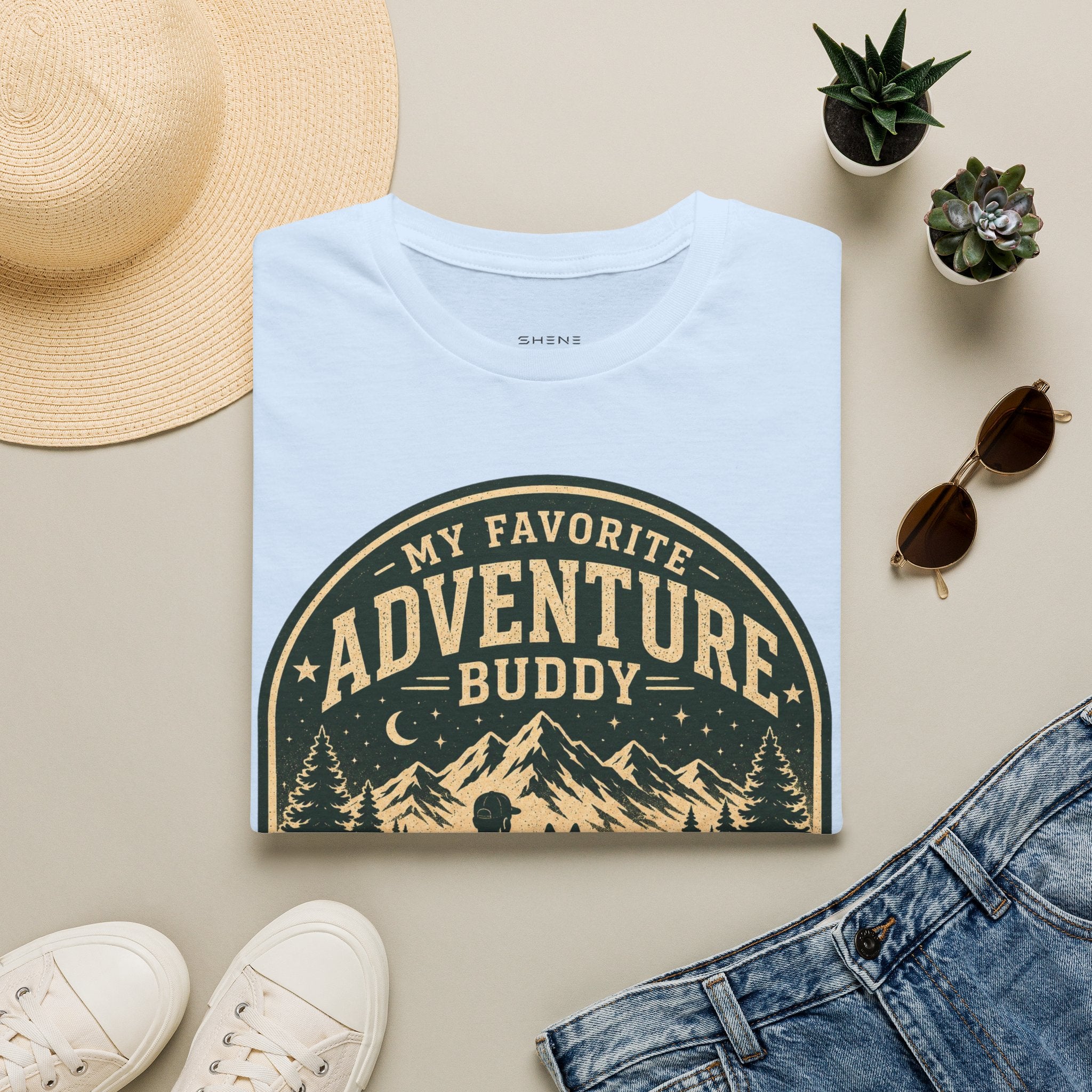 Copy of Unisex Softstyle My Favorite Adventure Has Paws T-Shirt
