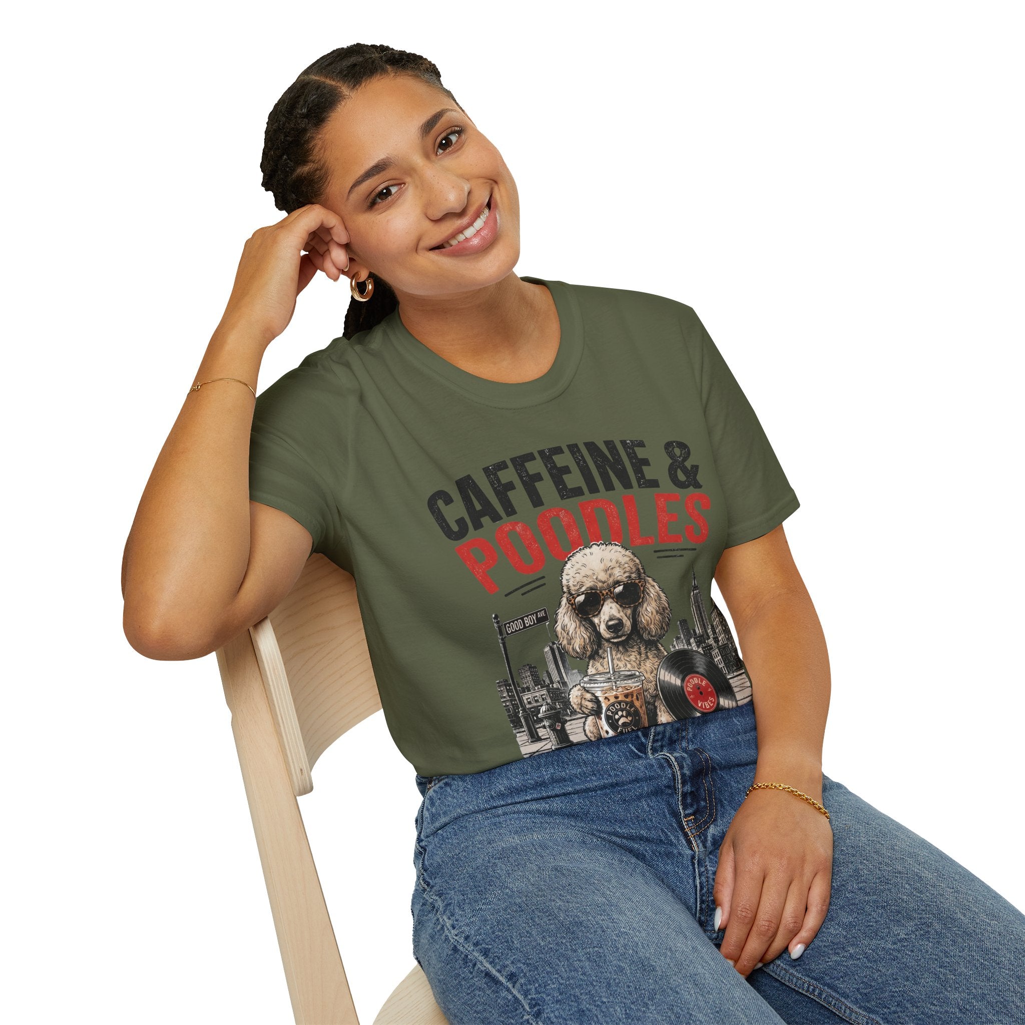 Unisex Softstyle Poodle T-Shirt