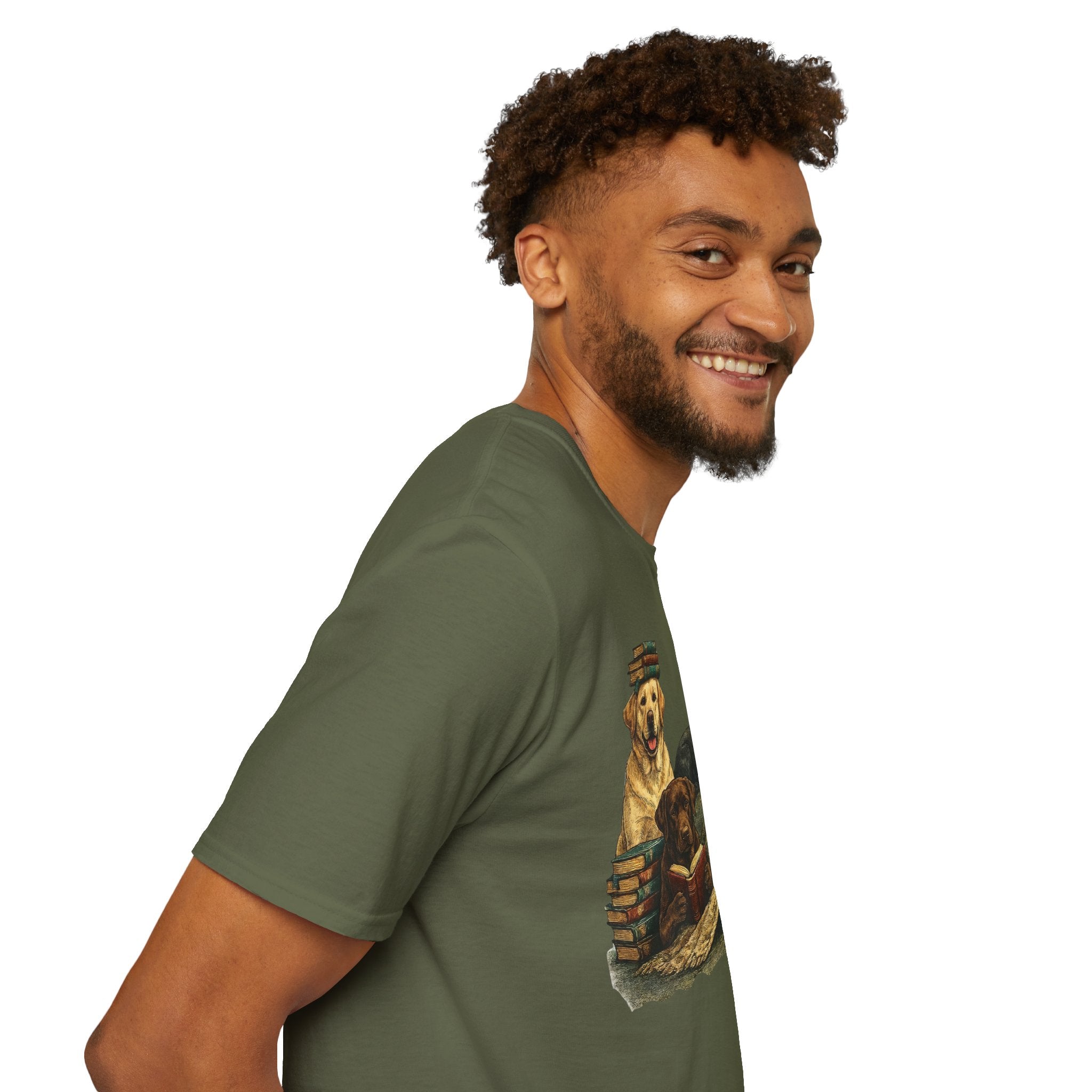 Copy of Unisex Softstyle Labador Library Four Dog T-Shirt