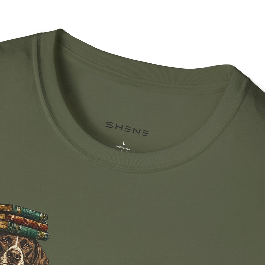 Copy of Copy of Copy of Copy of Unisex Softstyle r Pointer Library Four Dog T-Shirt