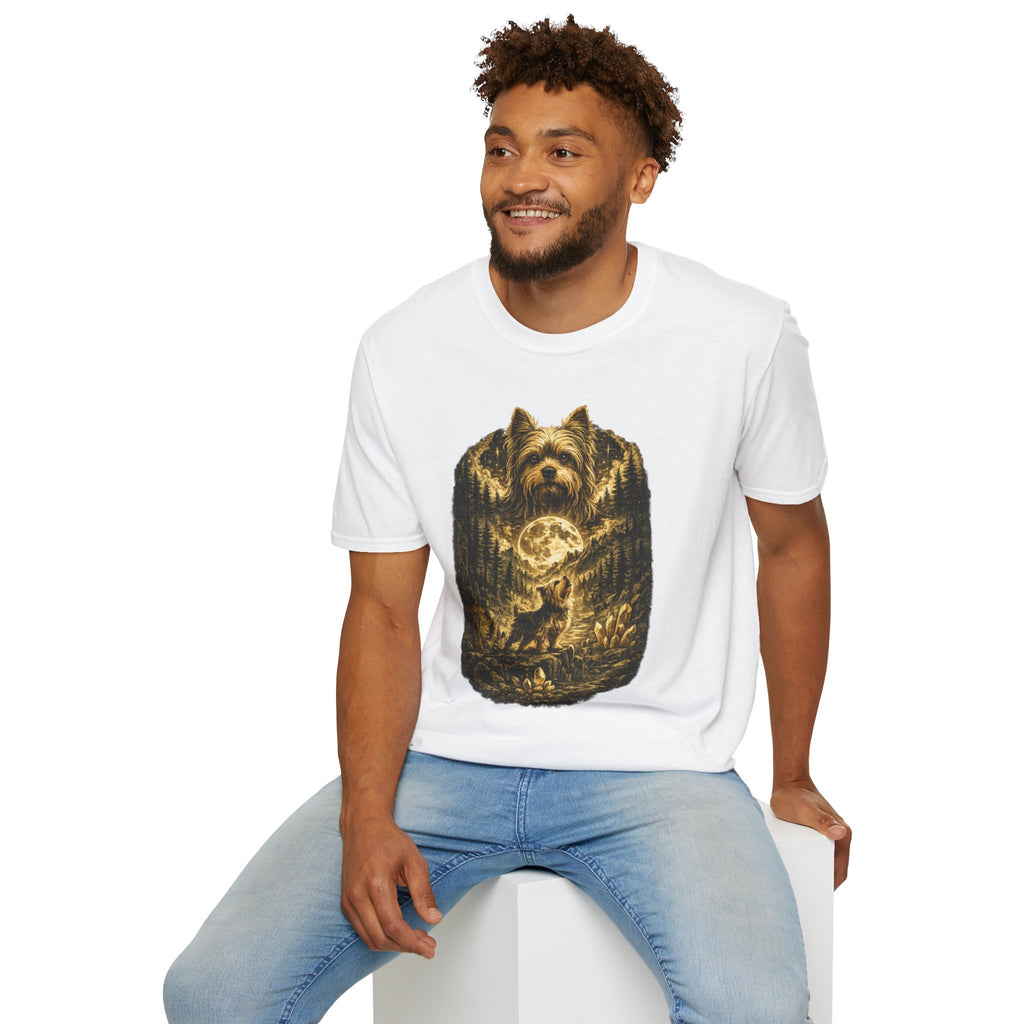 Copy of Unisex Softstyle shit su with moon T-Shirt