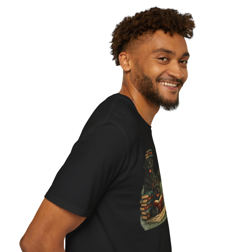 Copy of Unisex Softstyle Black Dog Library T-Shirt
