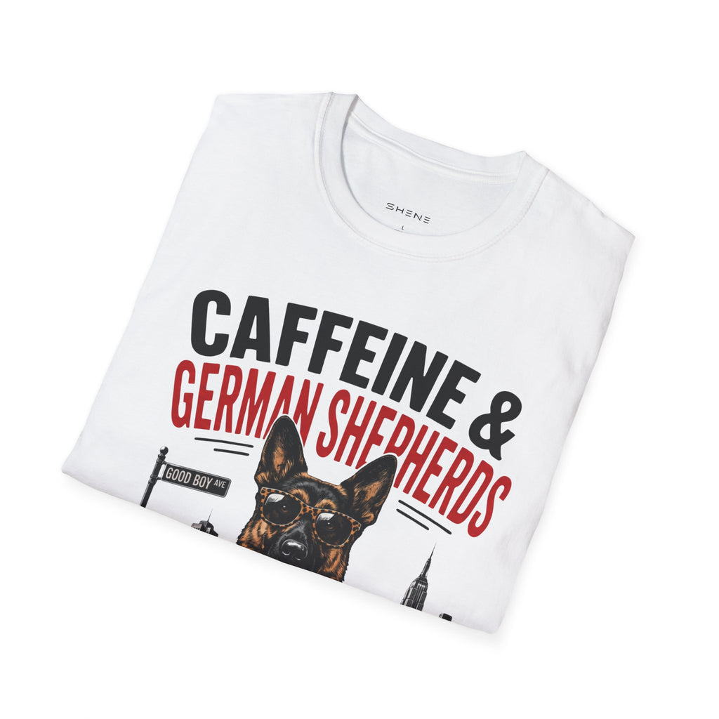 Copy of Unisex Softstyle German Shephed Caffeine Fuel T-Shirt
