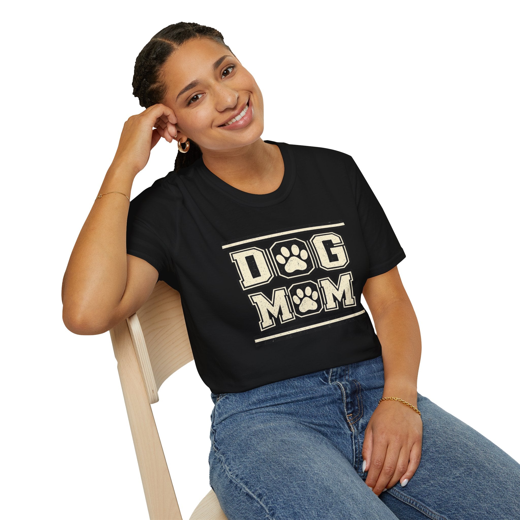 Copy of Copy of Unisex Softstyle Dog Mom T-Shirt