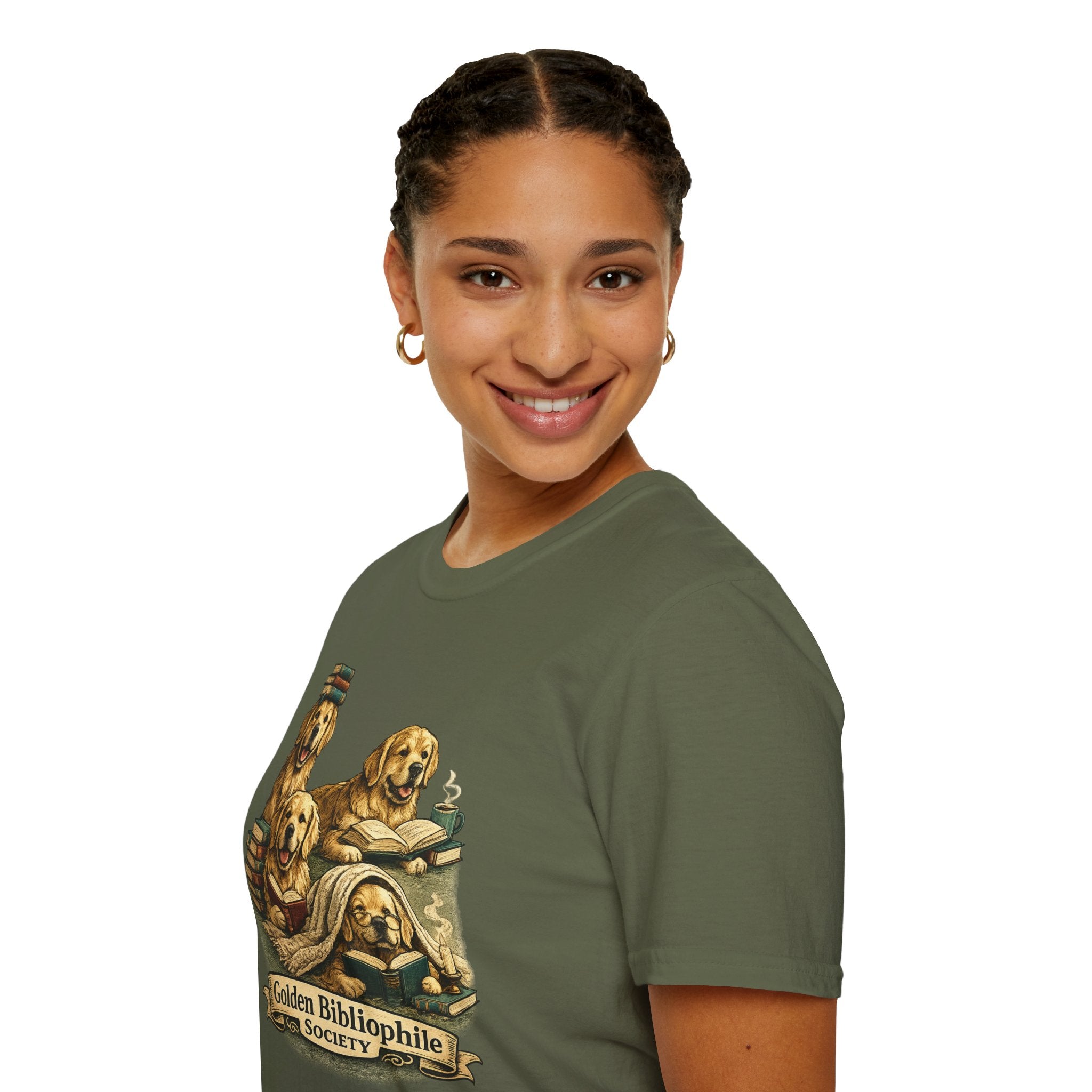 Copy of Unisex Softstyle Golden retriever Society  T-Shirt