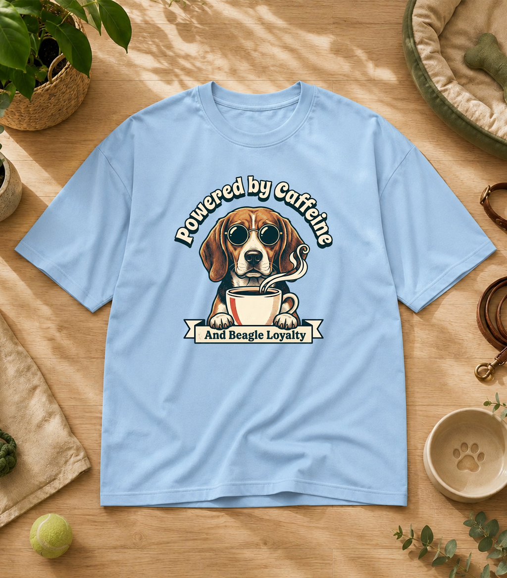 Beagle Powered By Caffeine T-Shirt