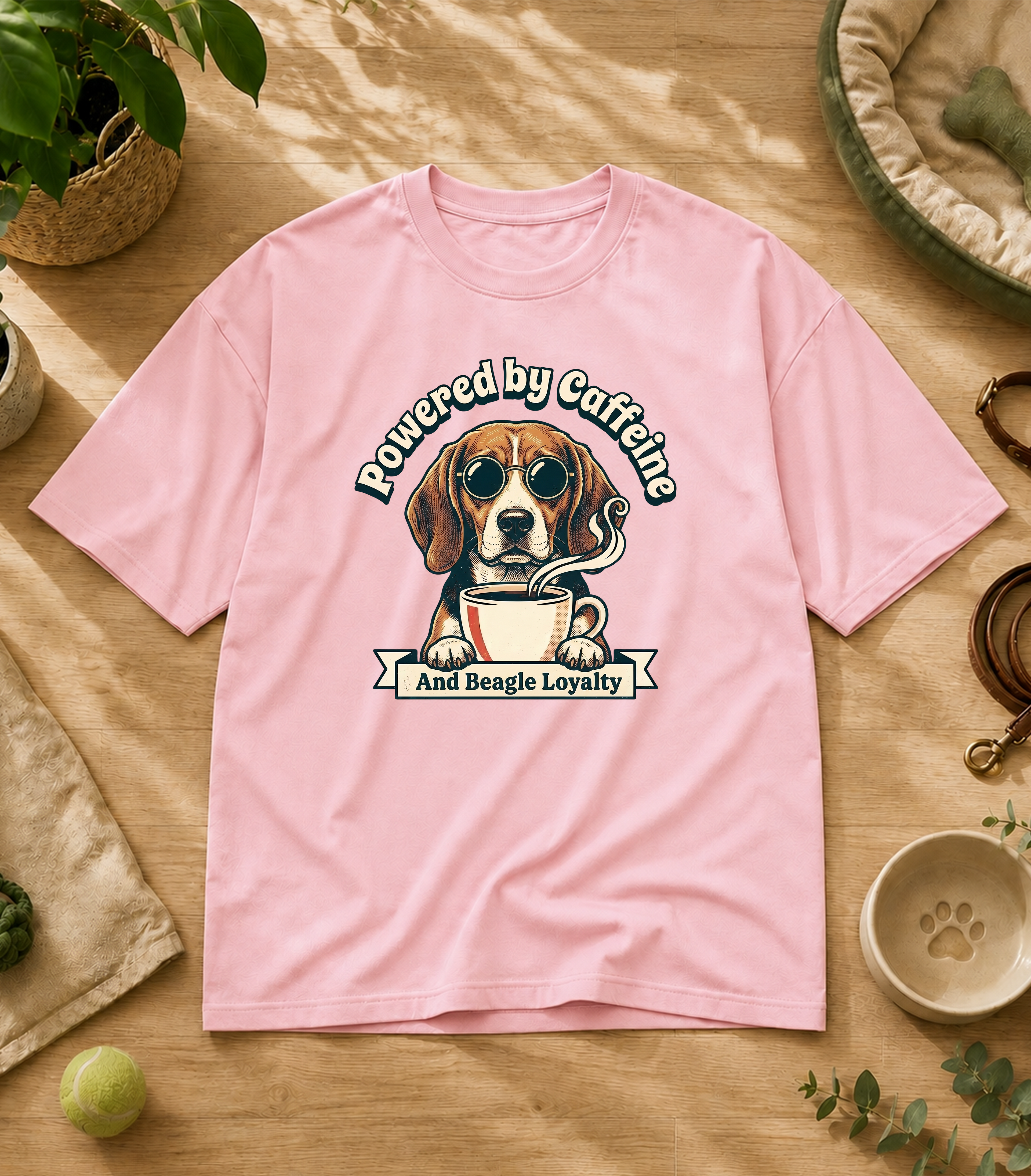 Beagle Powered By Caffeine T-Shirt