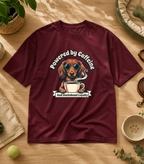 Dachshund Powered By Caffeine T-Shirt
