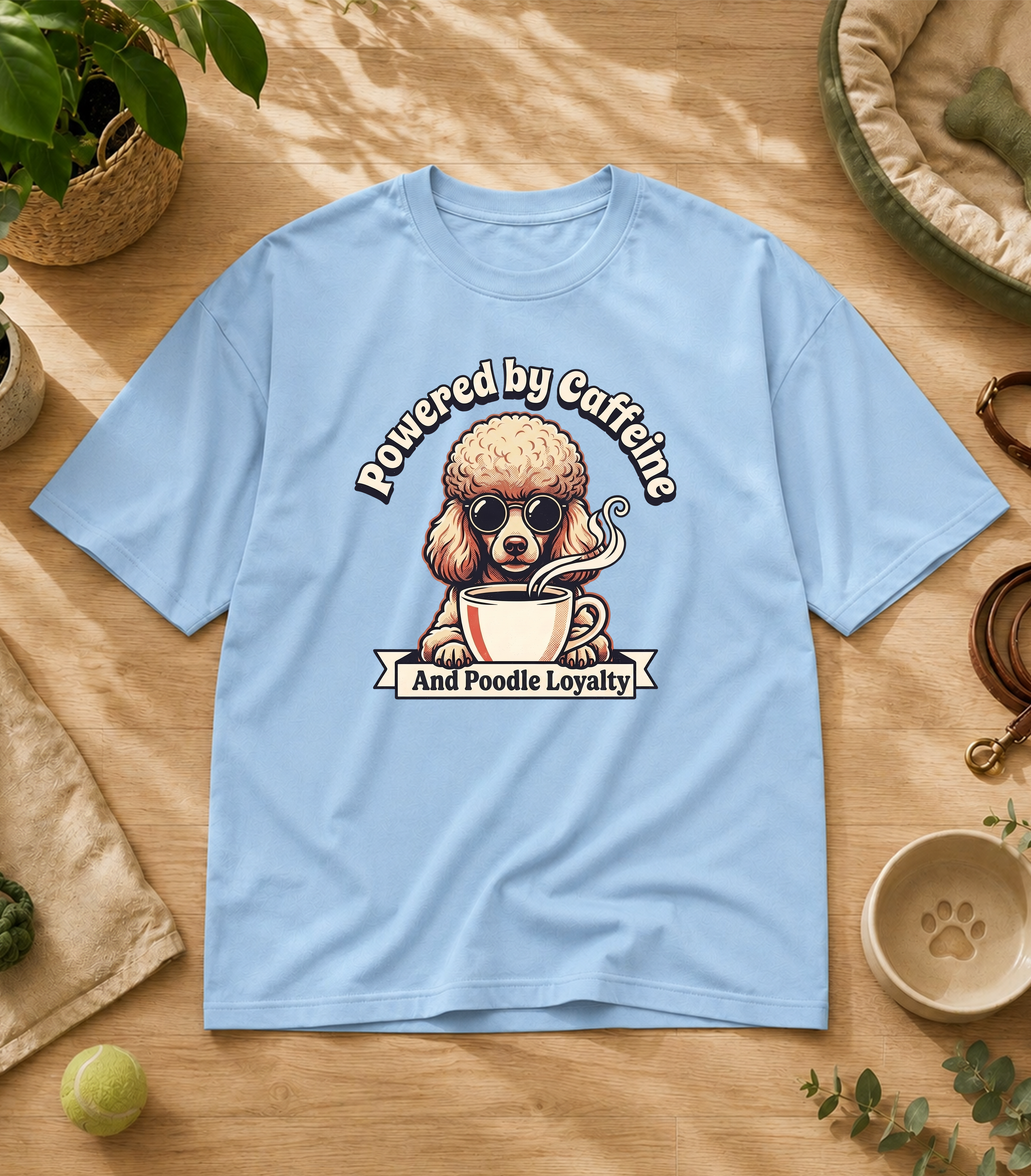 Poodle Powered By Caffeine T-Shirt