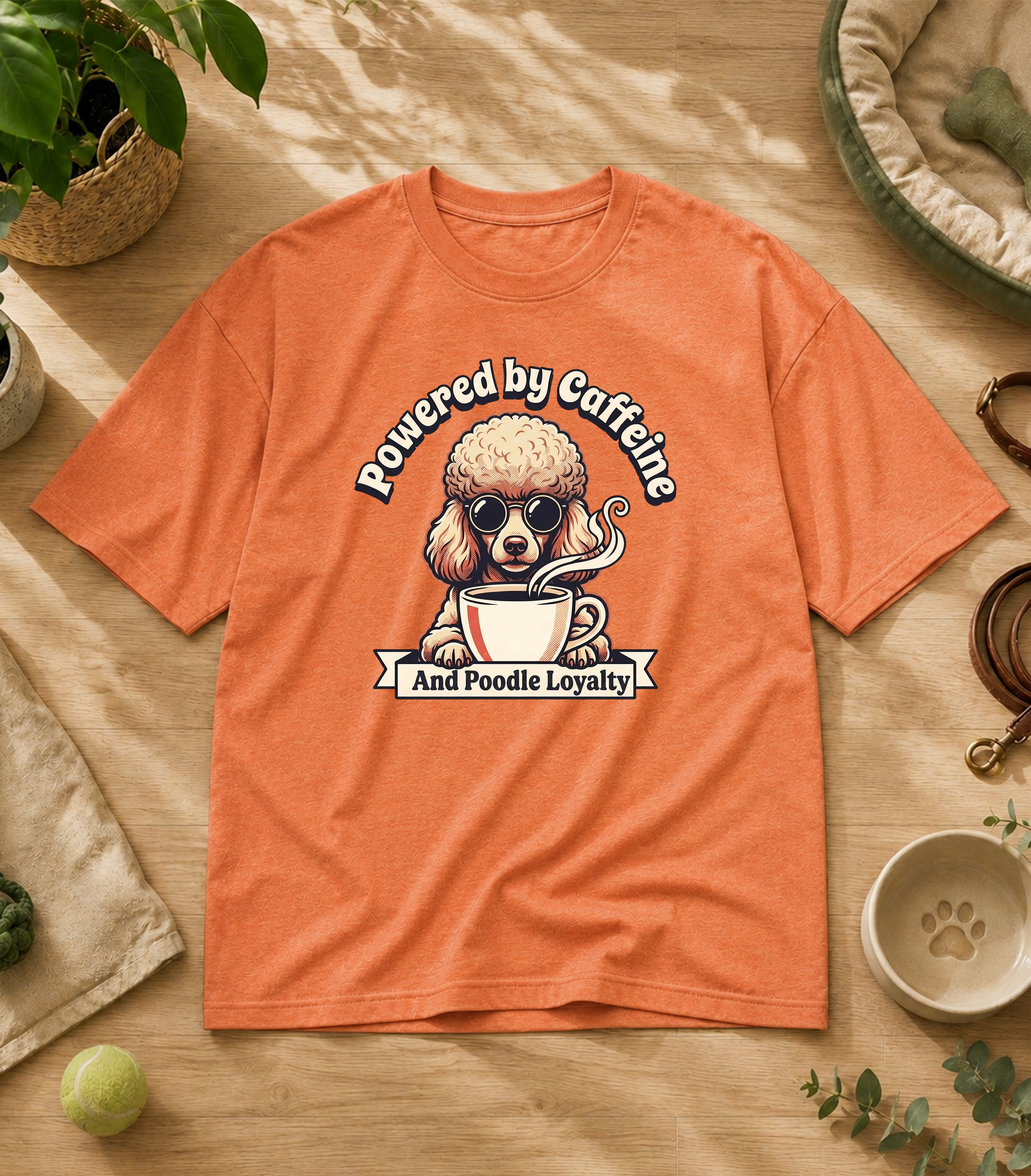 Poodle Powered By Caffeine T-Shirt