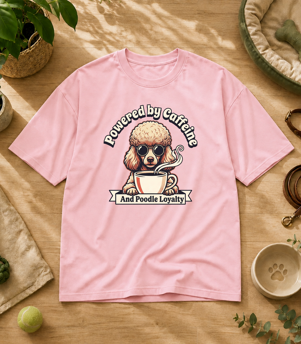 Poodle Powered By Caffeine T-Shirt