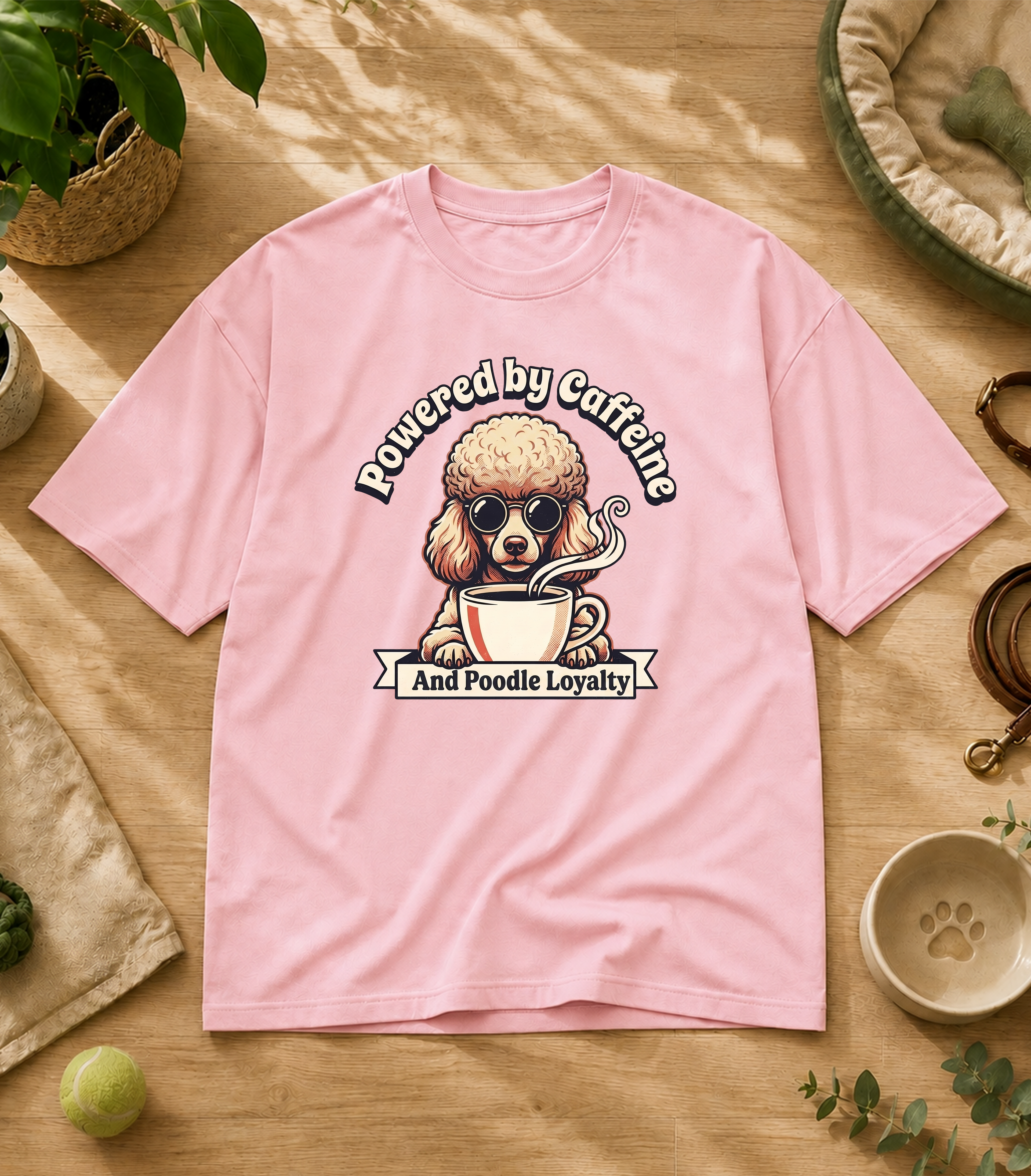 Poodle Powered By Caffeine T-Shirt