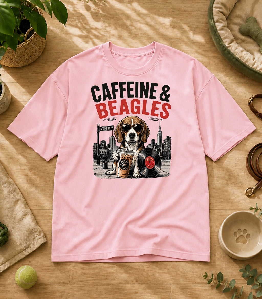 Funny Beagle Iced Coffee T-Shirt