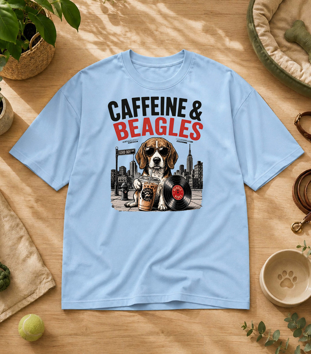 Funny Beagle Iced Coffee T-Shirt
