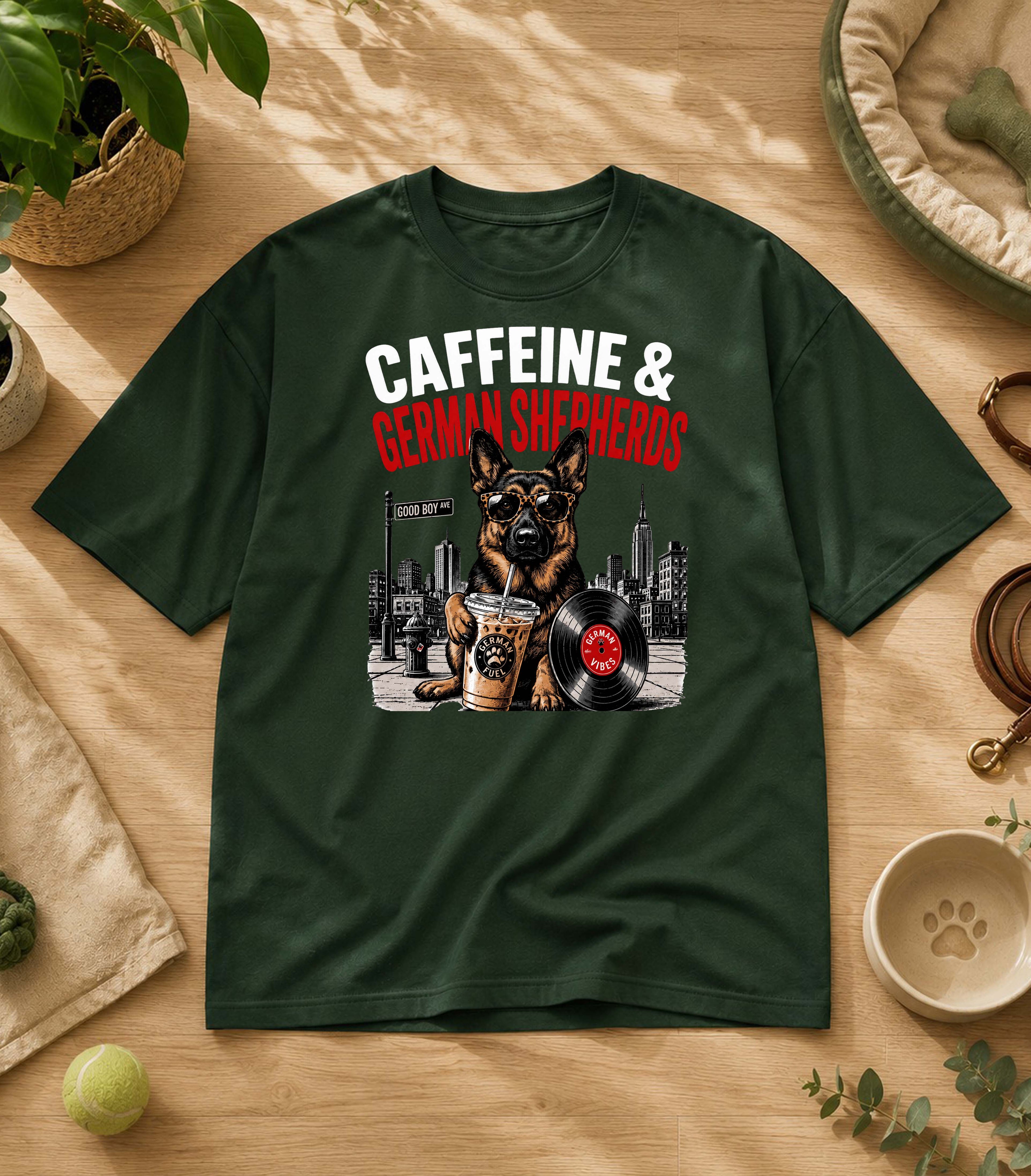 Funny German Shephed Coffee T-Shirt