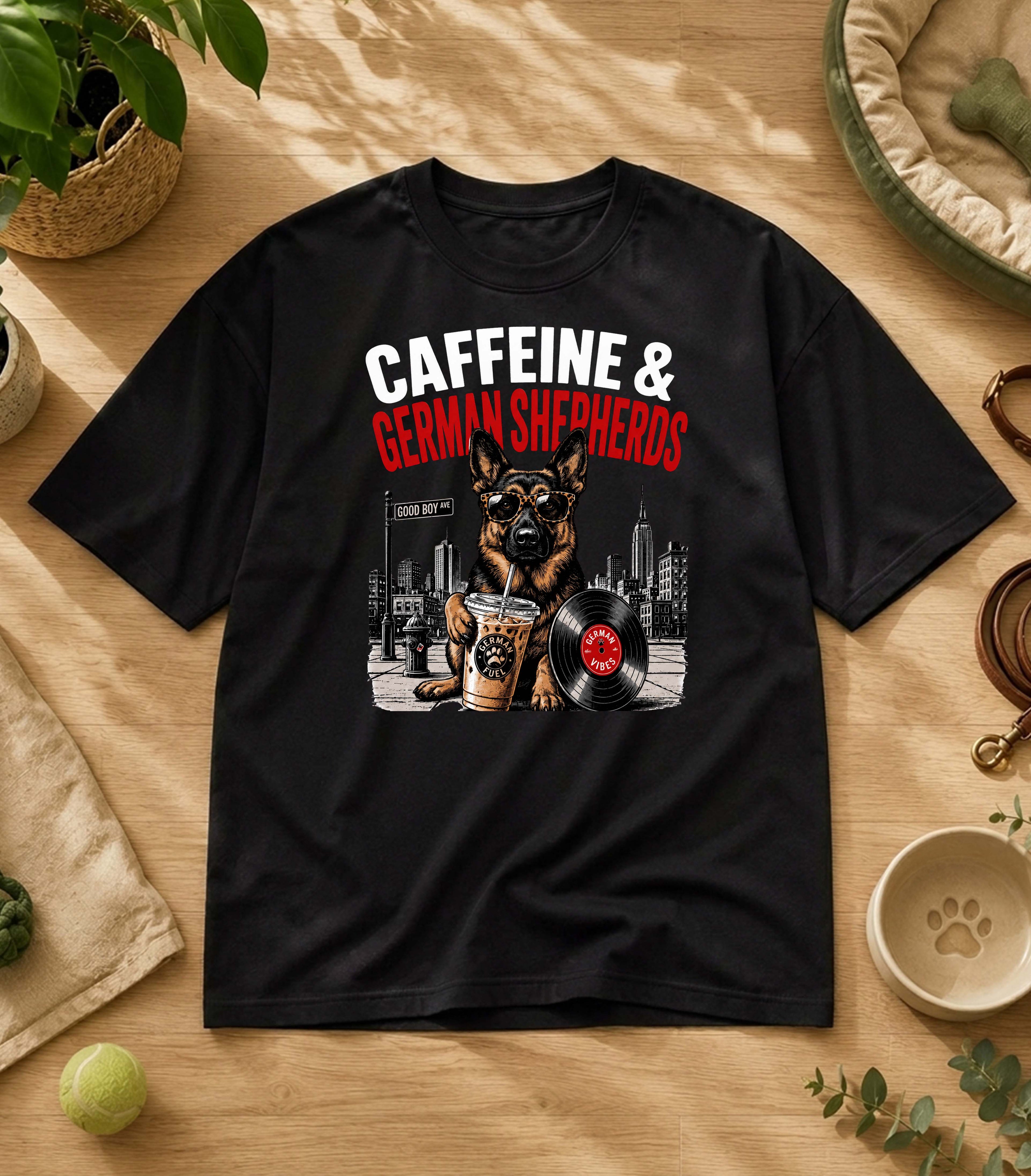 Funny German Shephed Coffee T-Shirt