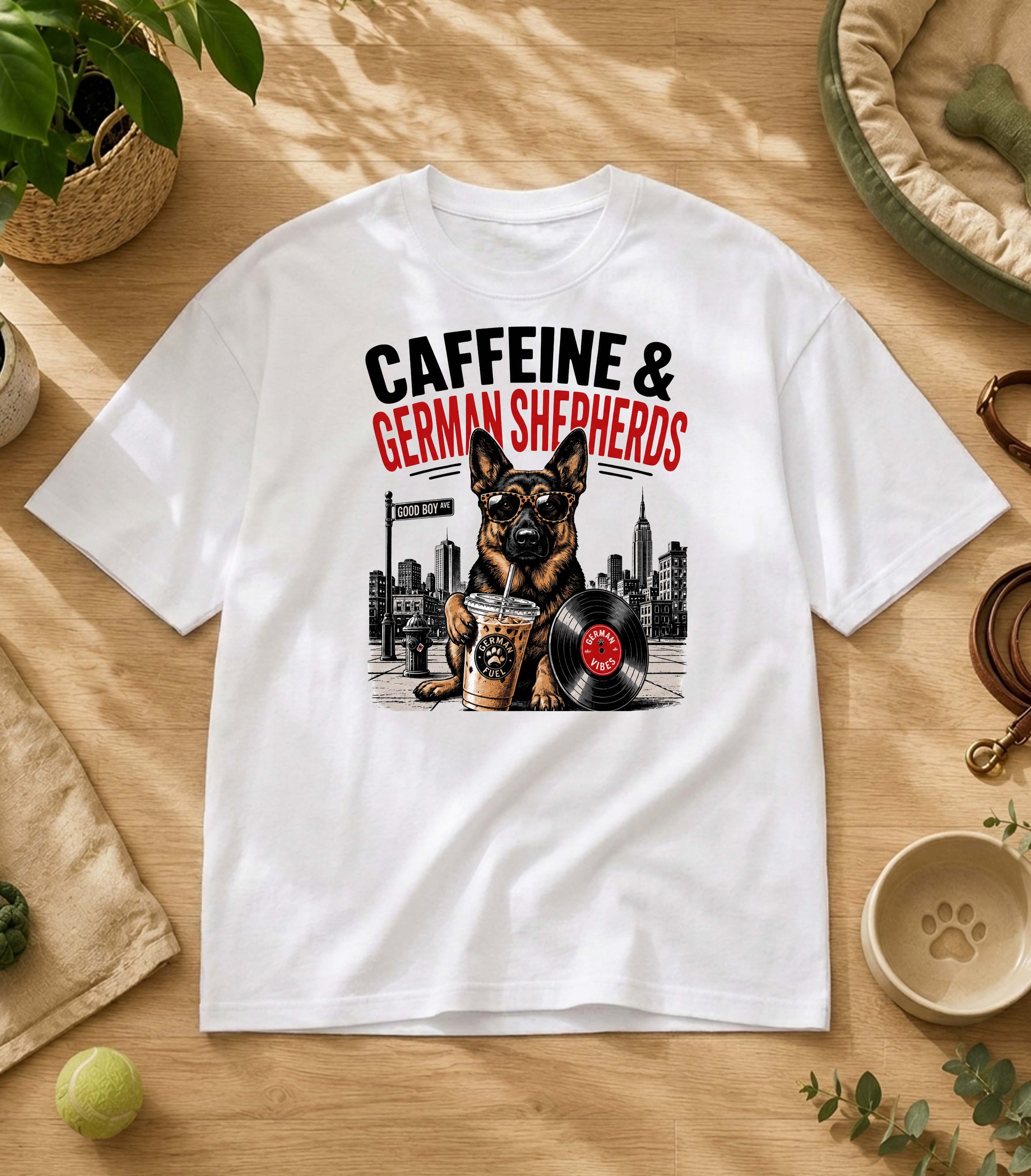 Funny German Shephed Coffee T-Shirt