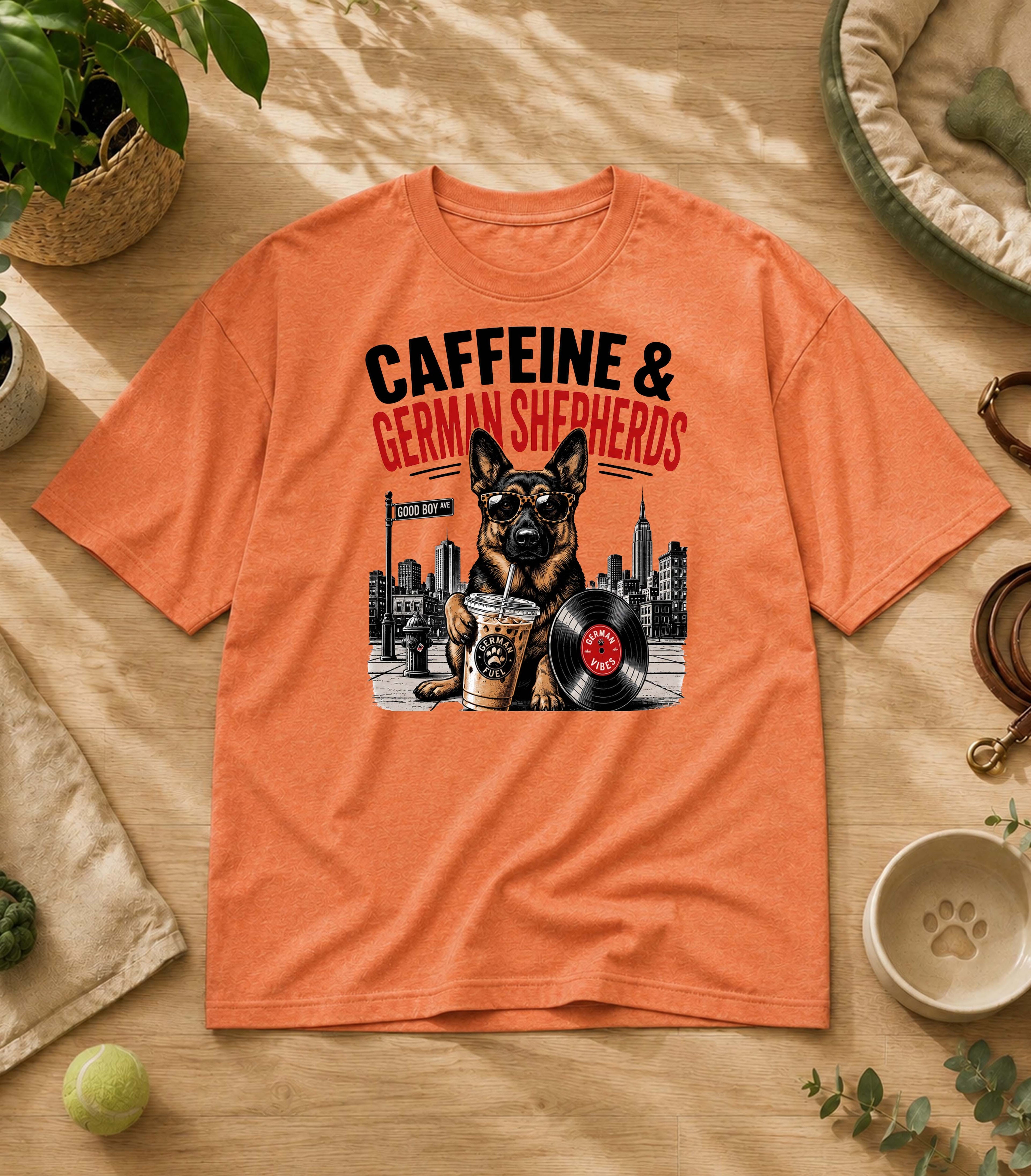 Funny German Shephed Coffee T-Shirt