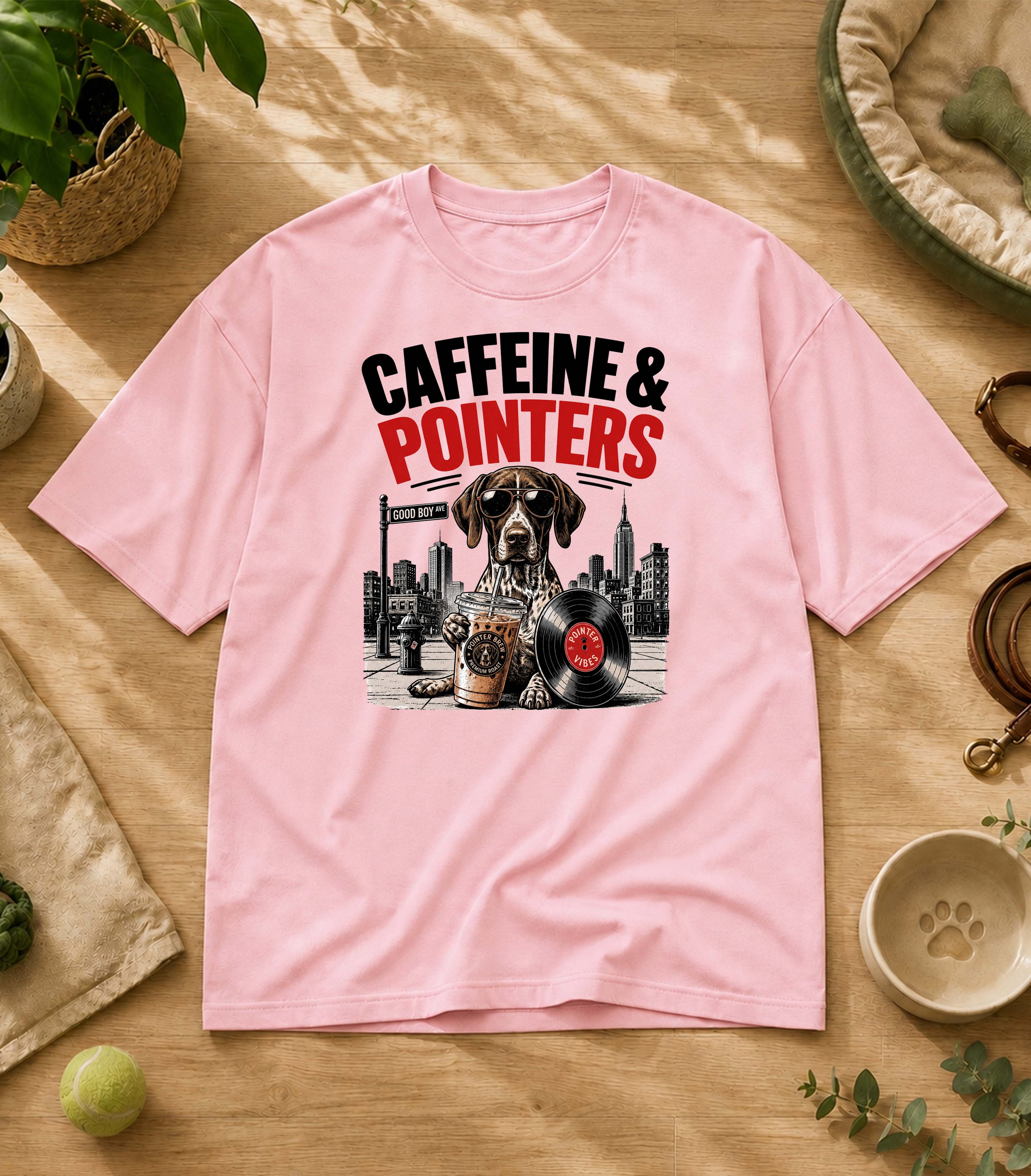 Funny Pointer  Iced Coffee T-Shirt