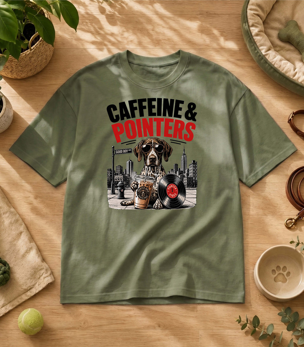 Funny Pointer  Iced Coffee T-Shirt