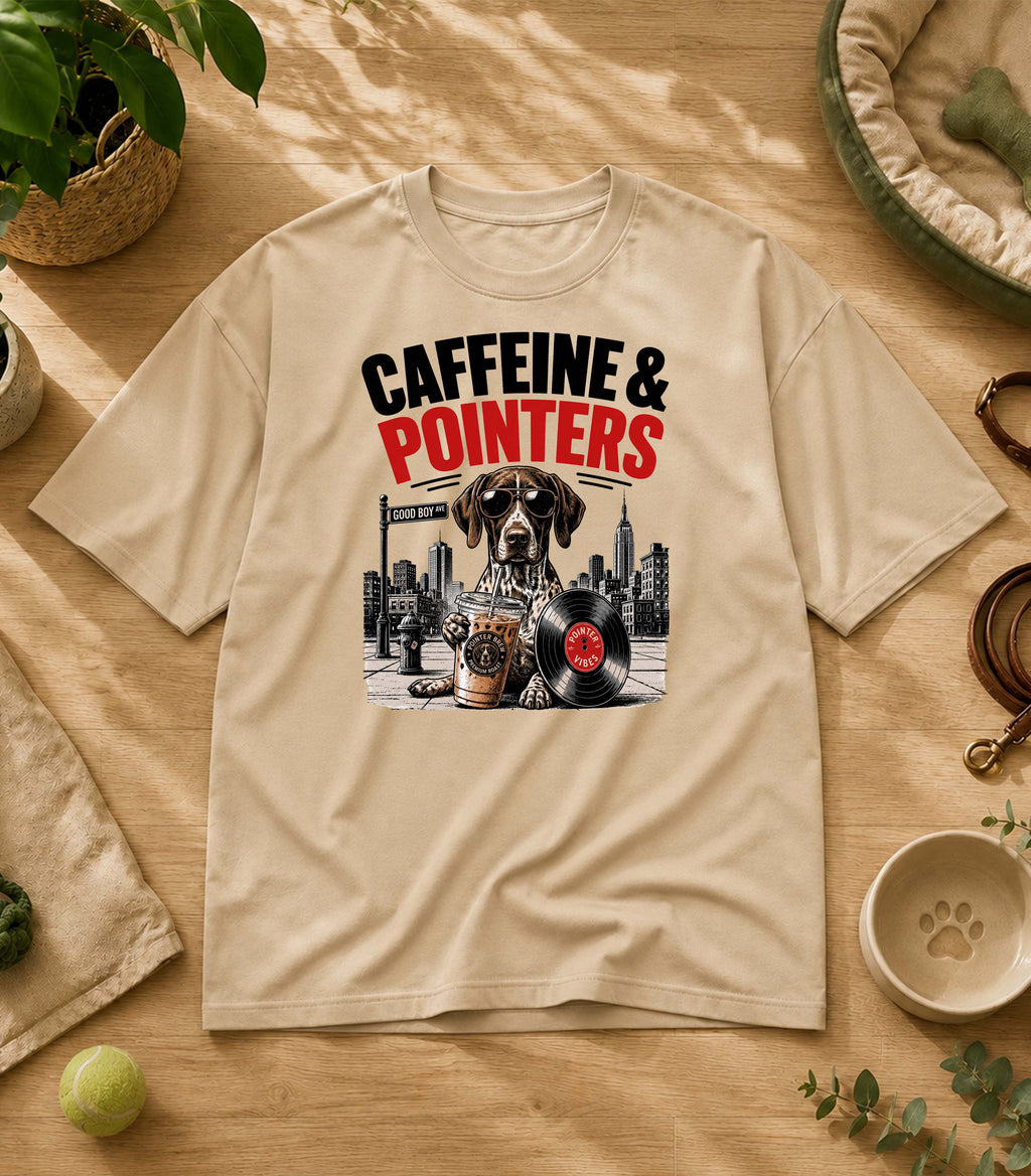 Funny Pointer  Iced Coffee T-Shirt