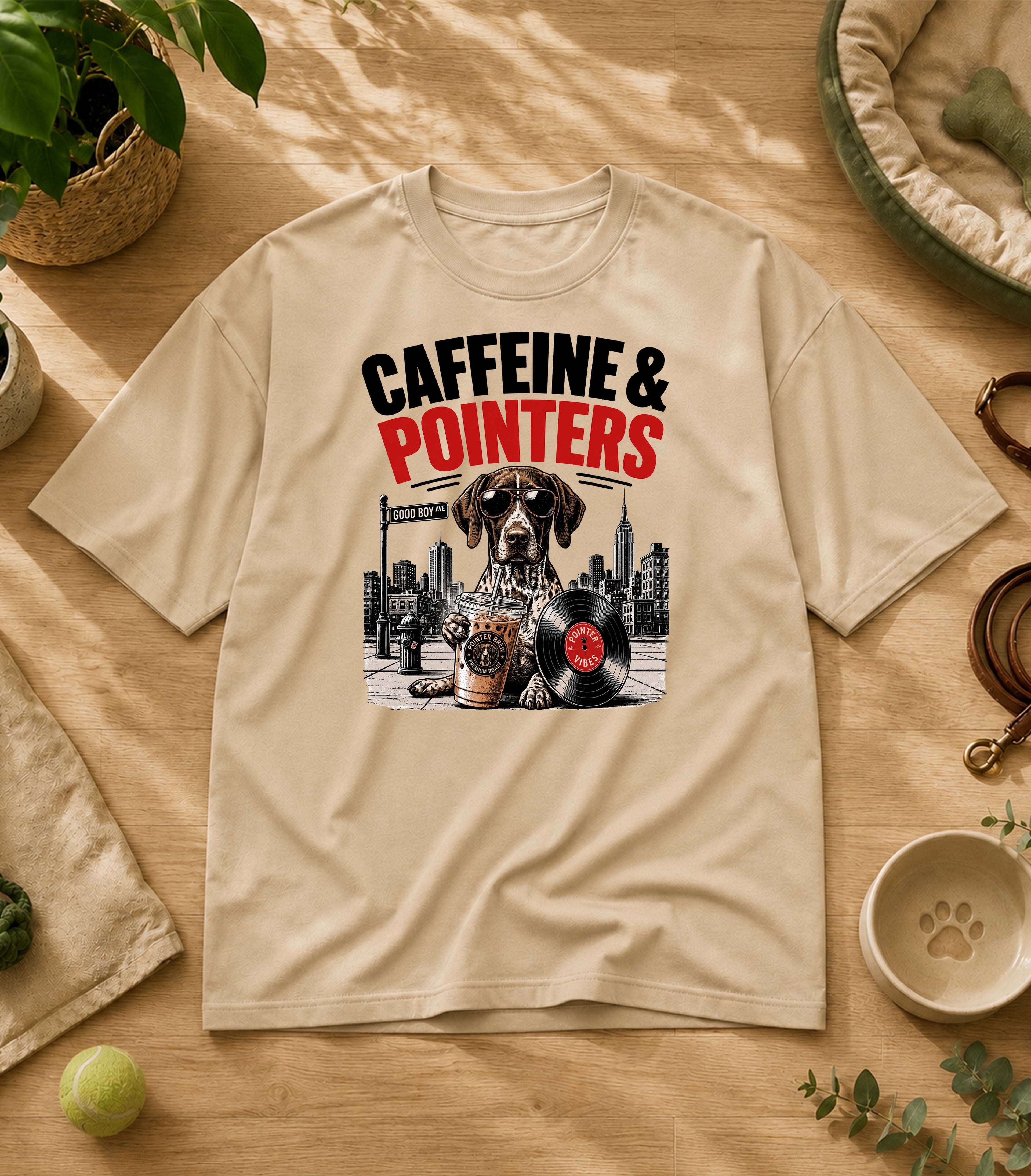 Funny Pointer  Iced Coffee T-Shirt