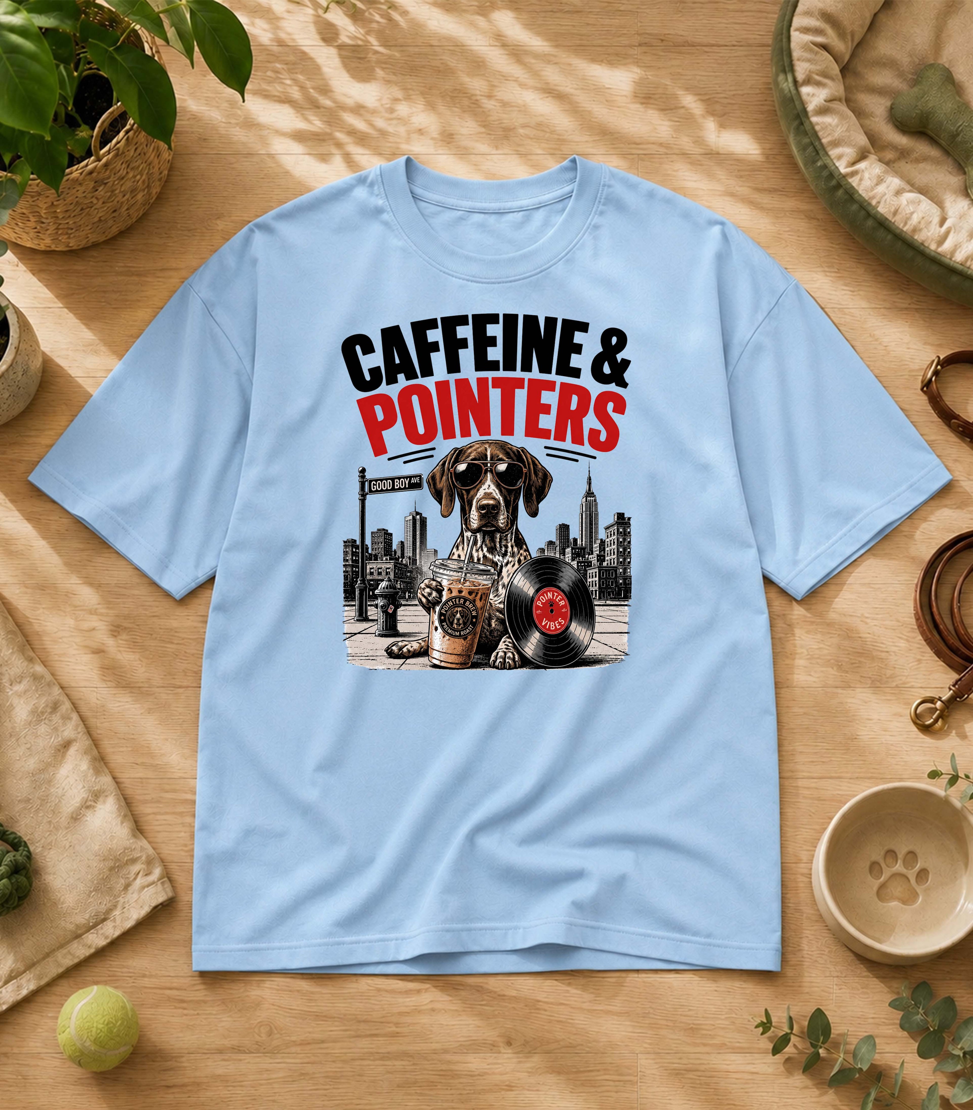 Funny Pointer  Iced Coffee T-Shirt