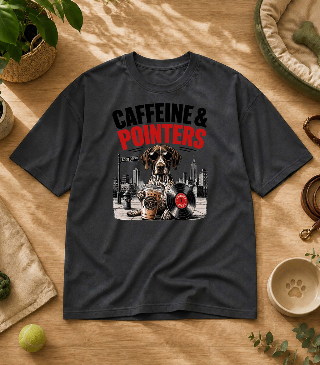 Funny Pointer  Iced Coffee T-Shirt